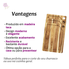Kit 3 Tábuas com Canaleta Para Churrasco e Cozinha - Stolf - Utilidades, Mesa Posta e Decoração | OREN Utilidades