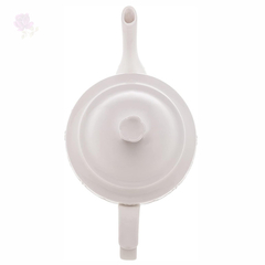 Bule Porcelana P/ Chá Alto Relevo Branco 1l Wolff - comprar online