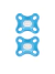 Chupeta Comfort Azul - 0-2 meses- Embalagem Dupla - MAM - comprar online