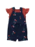 Conjunto 2 Peças Jardineira Cereja e Blusa - Carter's