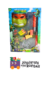 Caja tortuga ninja personaje armas y mascara cod