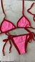 Sutiã triângulo #vermelho e rosa - Looks femininos, croppeds | MIKÁ 