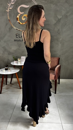 REGATA CANELADA DETALHE FAIXA - Elaine Moda Feminina