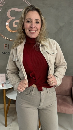 JAQUETA JEANS CROPPED na internet