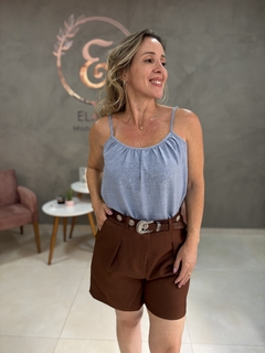 MAXI CROPPED ALCINHA CREPE - comprar online