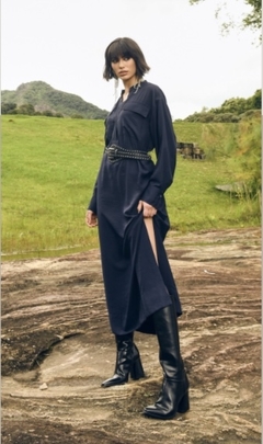 VESTIDO CAMISA LONGO - comprar online