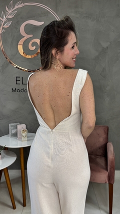 MACACÃO LONGO SEM MANGA - Elaine Moda Feminina
