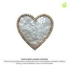 Paleta mescladora con strass corazon