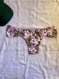 MALLA COLALESS ESTAMPADA CON FRUNCE