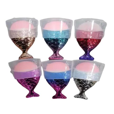 BROCHA PARA QUITA POLVO MODELO COLA DE SIRENA JH-520 (600U)