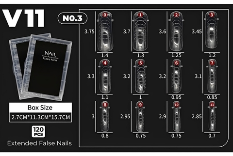 BULTO 120U SET 120PCS CAPSULAS PARA POLYGEL V11 JH-187 - comprar online