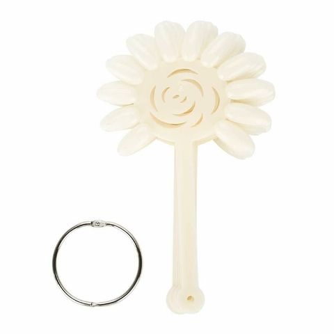 BULTO 100U SET DE 12PCS UÑERO FLOR K35 NATURAL JH-201 - comprar online