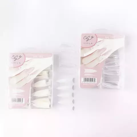 TIPS BORDE LIBRE - STILLETOS - 100PCS DE CITY GIRL XCL-423 (240)