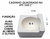 Cadinho quadrado n4 - comprar online