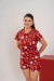 Pijama Familia Manga Curta Personagens Natal Emojis - comprar online