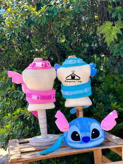 Peitoral Mochilinha Stitch na internet