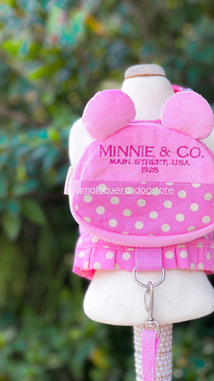 Peitoral Mochilinha Mouse Rosa - Maloqueiras Dogs Store