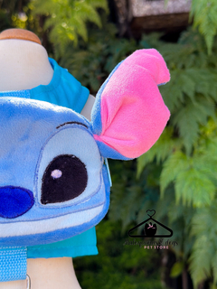 Peitoral Mochilinha Stitch na internet