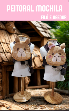 Peitoral Mochilinha Capivara Agenor - loja online