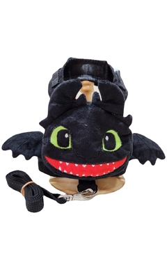 Peitoral Mochilinha Dragão Banguela - Maloqueiras Dogs Store