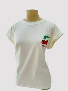 T-Shirt bordada cherry - comprar online