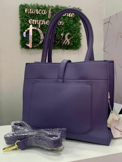 bolsa lilas pavão de ouro - comprar online