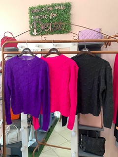 blusa de frio tricot modal na internet