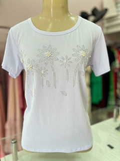 t-shirt com desenho em brilho - comprar online