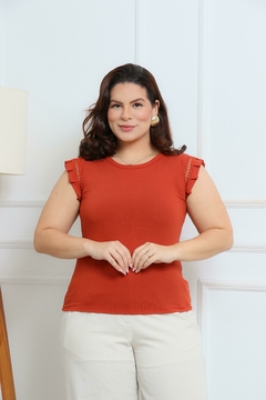 Blusa de Viscose com Detalhes na Manga! - loja online