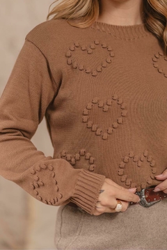Blusa de Tricot Coração - comprar online