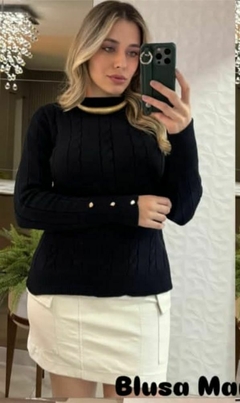 Blusa de Tricot Modal: - comprar online