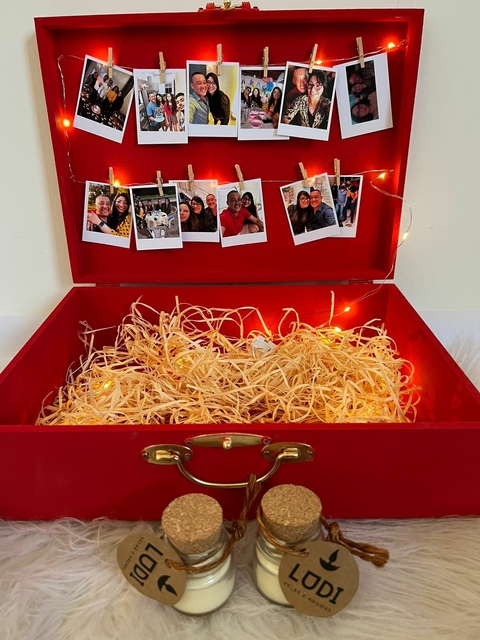 Caixa de Presente Velas Aromáticas (G)