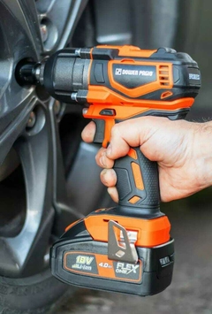 Llave de Impacto a bateria- Recargable, Reversible. (sin maletin)