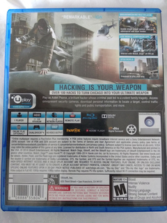 Watchdogs Ps4 Juego Fisico Usado Canje Sevengamer - comprar online