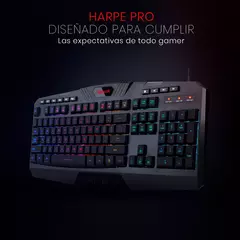 Teclado Gamer Redragon Harpe Pro K503a Rgb Qwerty Español en internet