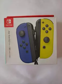 Joystick Nintendo Joy Con Azul Amarillo Original - comprar online