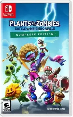 Plantas Vs Zombies Battle For Neighborville Switch Juego Fisico Sellado Original