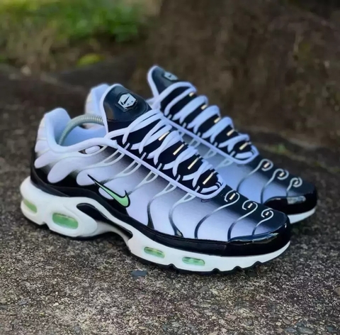 Nike AirMax TN Plus Importado Vietnã Branco Verde.