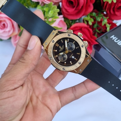 Relógio Hublot Social Preto. - comprar online