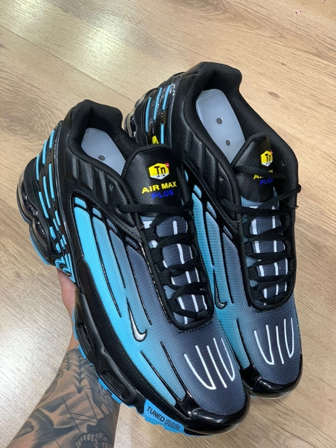 Nike AirMax TN Plus 3 Importado Vietnã Preto Verde.