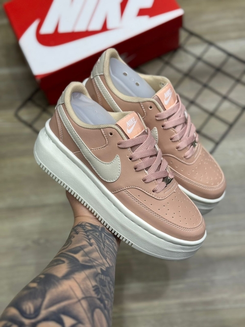 Nike AirForce Plataforma Importado 34 ao 39 Rosa. - comprar online