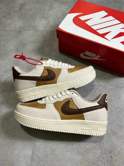Nike AirForce Importado Bege Marrom. - comprar online