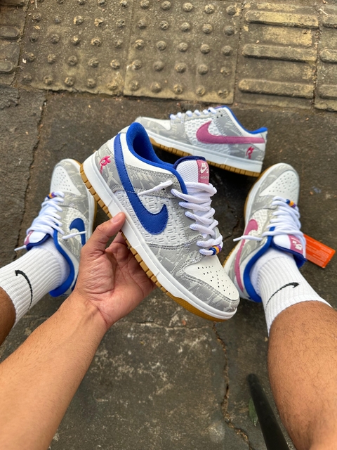 Nike Air Dunk Importado 34 ao 43 Branco Azul.