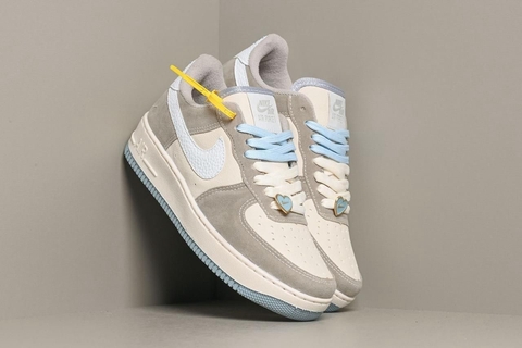Nike AirForce Nacional 34 ao 39 Branco Azul BB.