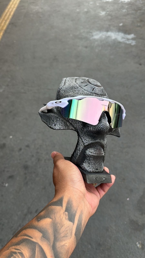 Óculos de Sol Radar EV Branca/Espelhada.