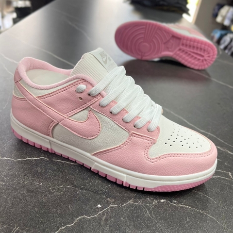 Nike Air Dunk Nacional 34 ao 39 Branco Rosa.