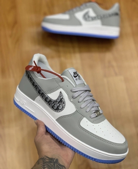 Nike AirForce Importado Branco Cinza.
