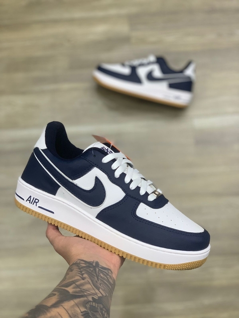 Nike AirForce Importado Branco Azul.