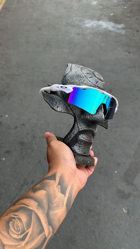 Óculos de Sol Radar EV Branca/Verde/Roxa.