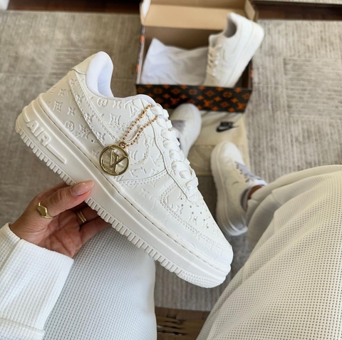 Nike AirForce Louis Vuitton Nacional 34 ao 43 Branco.